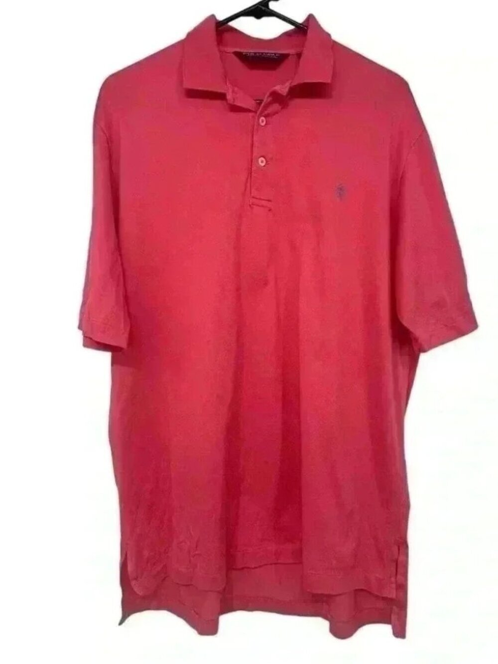 Polo Golf Ralph Lauren Pima Cotton Polo Shirt Men M Red Logo